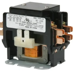 White Rodgers 90-249 2 Pole Contactor, Type 122, 208/240 VAC Coil, 40 Amp Contacts, 997 Ohms DC Resistance, 25 mA - One-stop shop for professional tools and equipment.