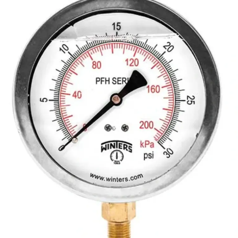 Winters Instruments PFH739R1 Pfh Hydraulic Stainless Steel Liquid Filled Pressure Gauge - One-stop shop for professional tools and equipment.