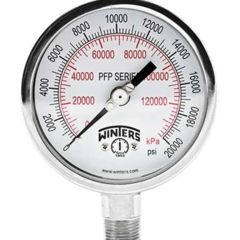 Winters Instruments PFP926ZR Pfp Premium Stainless Steel Liquid Filled Pressure Gauge - One-stop shop for professional tools and equipment.