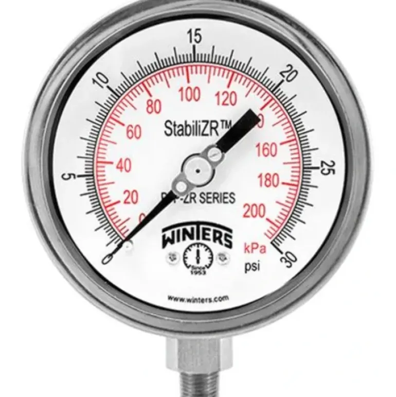 Winters Instruments PFQ917ZR Pfq-Zr Stabilizr® Stainless Steel Pressure Gauge - One-stop shop for professional tools and equipment.
