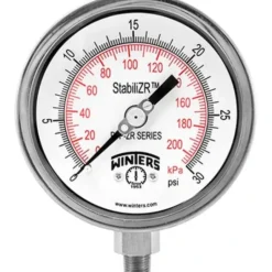 Winters Instruments PFQ740ZRR1 Pfq-Zr Stabilizr® Stainless Steel Pressure Gauge - One-stop shop for professional tools and equipment.