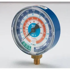 Yellow Jacket 49263 3-1/8&, red pressure, bar/MPa, R134a/404A/407C certified gauge (Â°C) - One-stop shop for professional tools and equipment.
